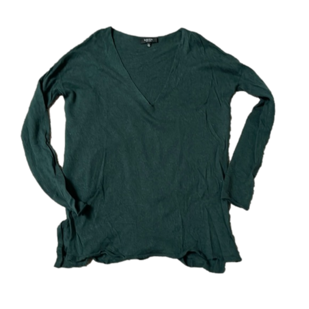 Babaton Aritzia forest green sweater